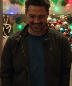 Ryan Paevey Under The Christmas Sky 2023 Black Jacket
