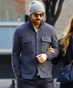 Ryan Reynolds Wool Grey Jacket 2023