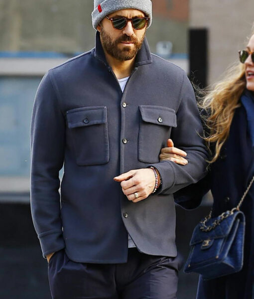 Ryan Reynolds Wool Grey Jacket