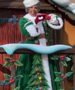 Sheryl Lee Ralph Mrs Claus Green Coat