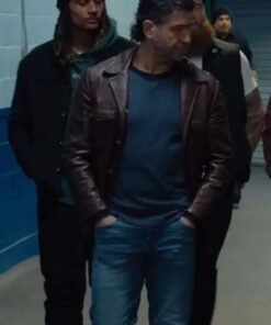 Shoresy S2 Terry Ryan Brown Leather Coat 2023