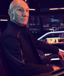 Star Trek Picard S03 Jean-luc Picard Black Jacket