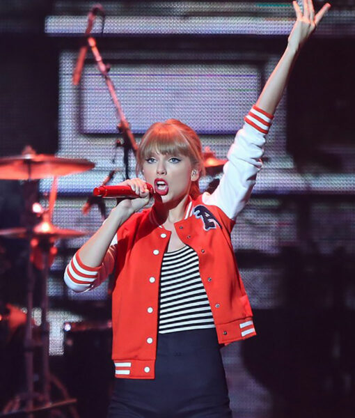 Taylor Swift Letterman Red Varsity Jacket 2023