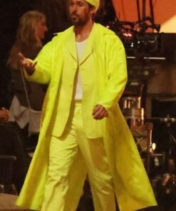 The Fall Guy 2024 Ryan Gosling Yellow Trench Coat