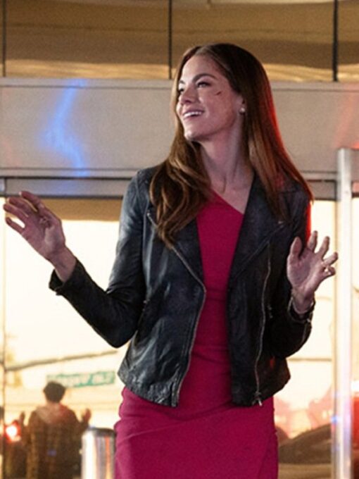 The Family Plan Michelle Monaghan Black Jacket