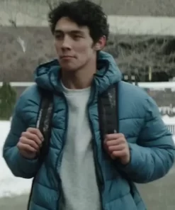 The Puppetman Cameron Wong Blue Puffer Hooded Jacket 2023