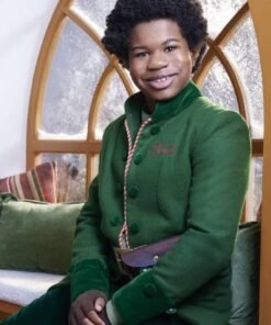 The Santa Clauses Season 2 Devin Bright Green Coat