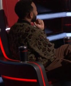 The Voice S24 John Legend Leopard Bomber Jacket 2023