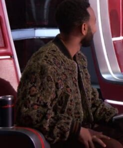 The Voice S24 John Legend Leopard Jacket 2023