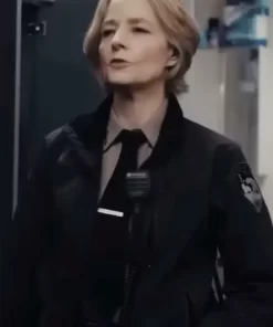 True Detective S04 Liz Danvers Black Cotton Jacket 2023