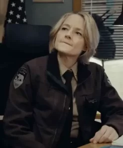 True Detective S04 Liz Danvers Black Cotton Jacket