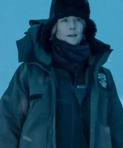 True Detective S04 Liz Danvers Grey Hooded Jacket