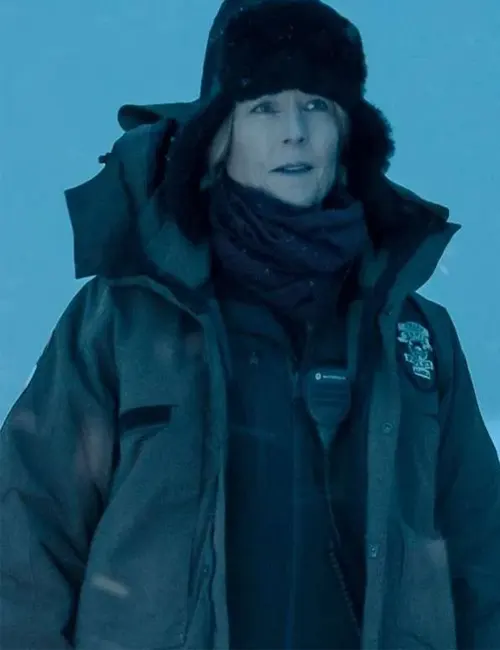 True Detective S04 Liz Danvers Grey Hooded Jacket