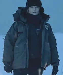 True Detective S04 Liz Danvers Grey Hooded Jacket 2023