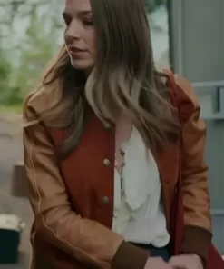 Virgin River S05 Lark Brown Leather Jacket 2023