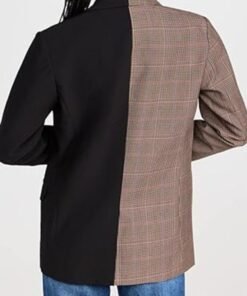 Winter House Jordan Emanuel Spliced Check Blazer