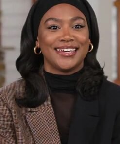 Winter House S03 Jordan Emanuel Spliced Check Blazer