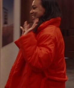 Winter House Season 3 Jordan Emanuel Red Puffer Jacket