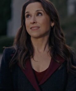 A Merry Scottish Christmas Lacey Chabert Coat 2023