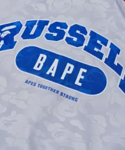 bape x russell bomber jacket