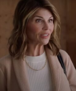 Blessings Of Christmas Lori Loughlin Pink Trench Coat 2023