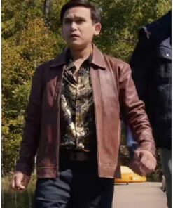 Camp Hideout 2023 Josh Inocalla Brown Leather Jacket