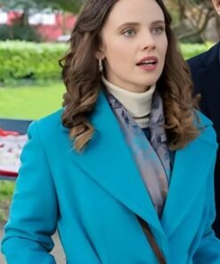 Christmas In Notting Hill Sarah Ramos Blue Coat