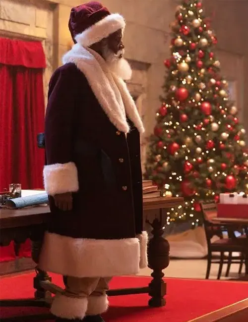 Danny Glover The Naughty Nine Santa Coat 2023