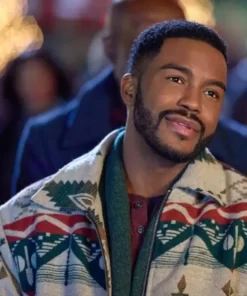 Fletcher Christmas With A Kiss Printed Blazer 2023