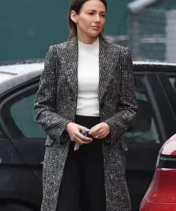 Fool Me Once 2024 Maya Stern Leopard Print Trench Coat