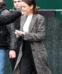 Fool Me Once Maya Stern Leopard Print Trench Coat