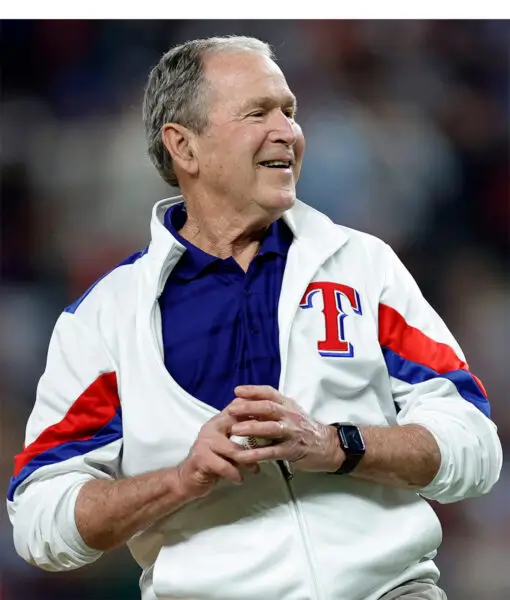 George Bush Texas Bomber Jacket