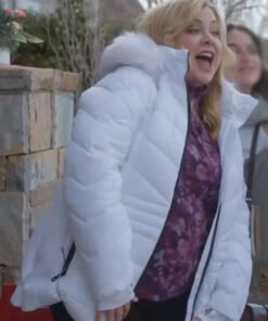 Haul Out The Holly Lit Up 2023 Jennifer Aspen White Jacket