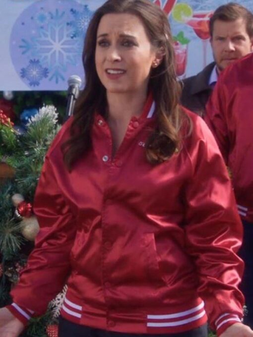 Haul out the Holly Lit Up Lacey Chabert 2023 Jacket
