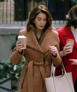 How To Fall In Love By Christmas 2023 Teri Hatcher Brown Coat