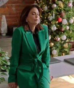 How To Fall In Love By Christmas 2023 Teri Hatcher Green Blazer