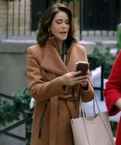 How To Fall In Love By Christmas Teri Hatcher Brown Coat 2023