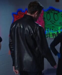 Hudson And Rex Charlie Hudson Black Leather Jacket