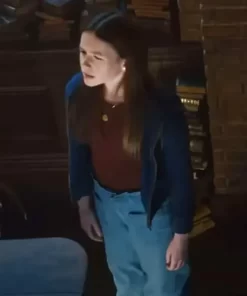 If 2024 Blossom Bea Blue Zipper Hoodie 2023