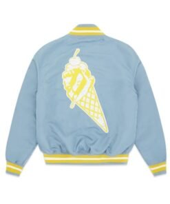 Jalen Hurts Ice Cream Baseball Letterman Jacket 2023