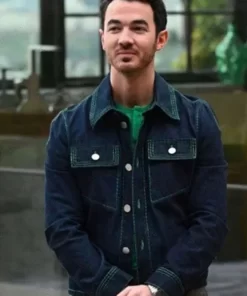Joe Jonas Claim To Fame S01 Blue Denim Jacket