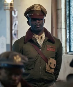 Josiah Cross Masters Of The Air S01 Green Cotton Jacket