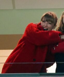 KC Chiefs Taylor Swift Red Teddy Coat 2023