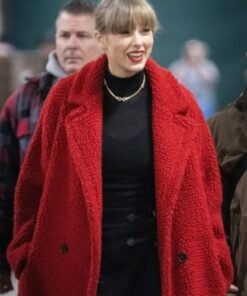 KC Chiefs Taylor Swift Red Teddy Coat