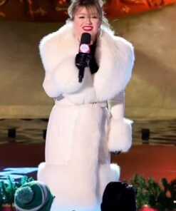 Kelly Clarkson Rockefeller Center Christmas Tree Coat