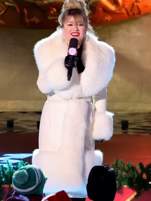 Kelly Clarkson Rockefeller Center Christmas Tree Coat