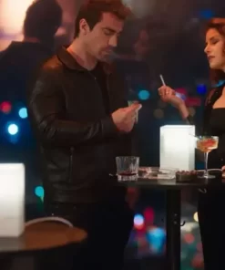 Kenan Sezgin As The Crow Flies S02 Black Leather Jacket