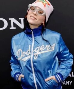 LA Billie Eilish Dodgers Varsity Jacket 2023