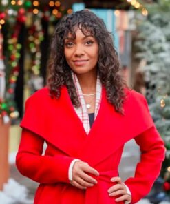 Magic In Mistletoe 2023 Lyndie Greenwood Red Coat