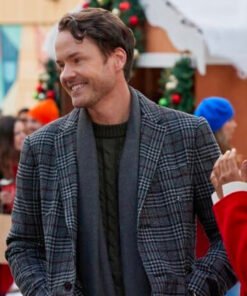 Magic In Mistletoe 2023 Paul Campbell aid Coat